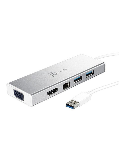 Multiport Hub Silver