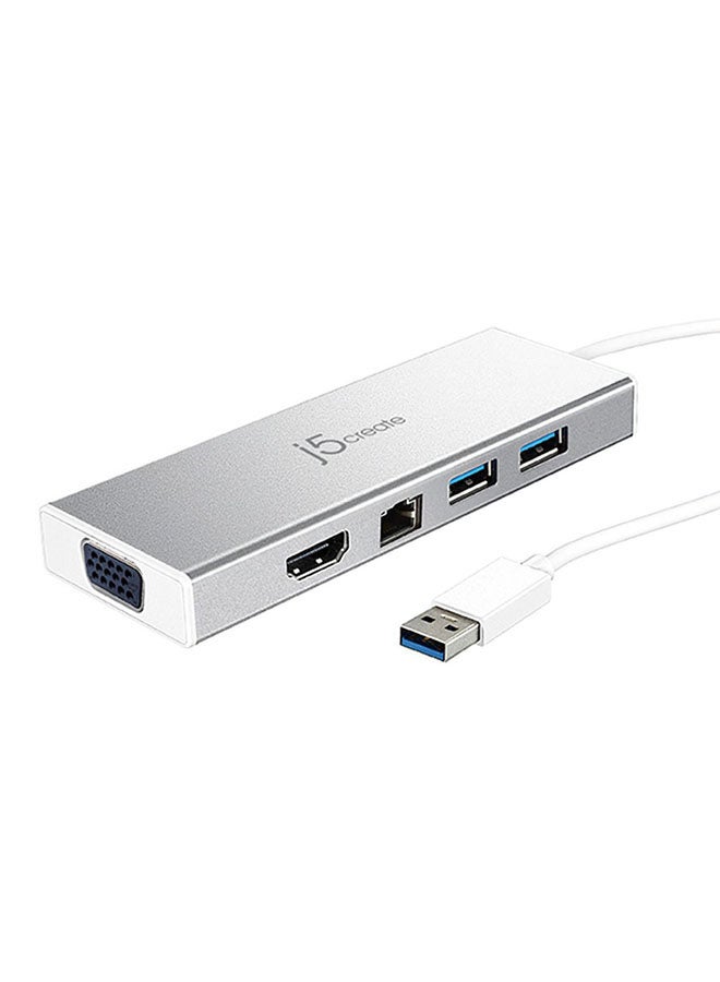 J5 Create - Multiport Hub Silver - Image 1
