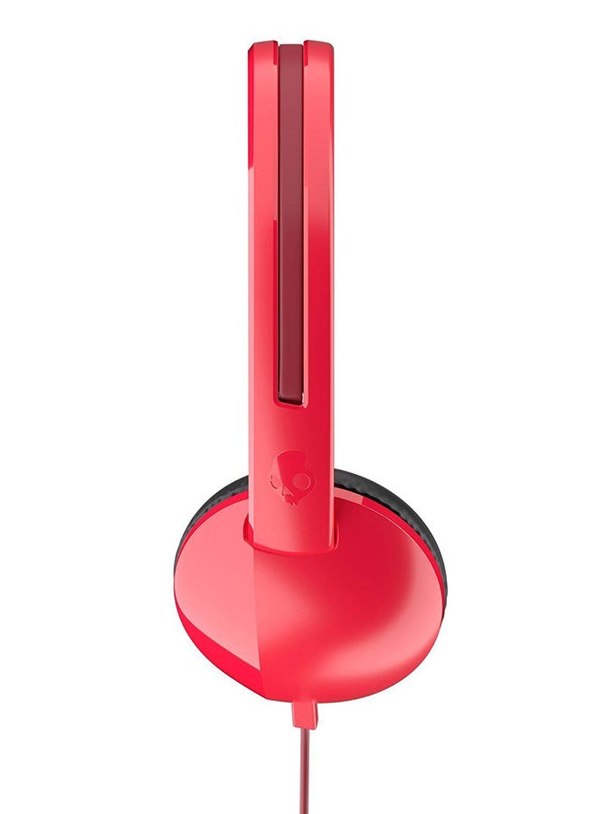 Skullcandy Stim On-Ear Headphones With Mic Red  - Image 3