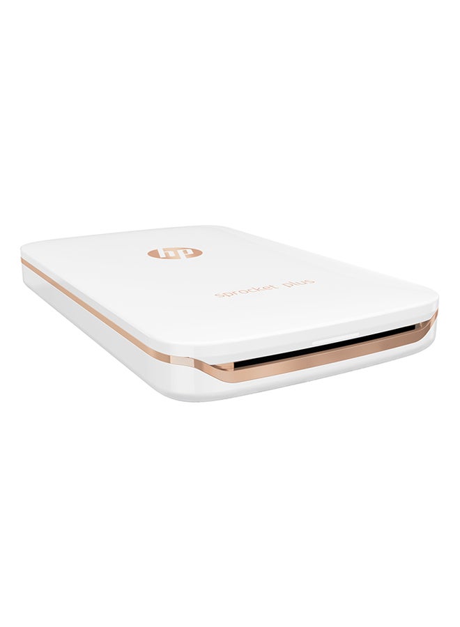 HP - Sprocket Plus Photo Printer White - Image 1