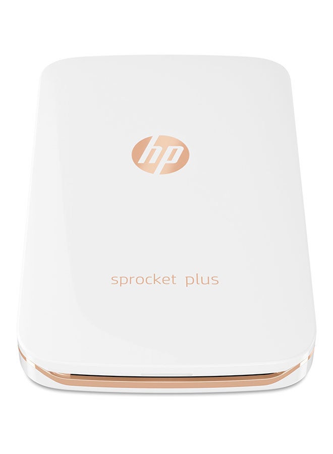HP - Sprocket Plus Photo Printer White - Image 1