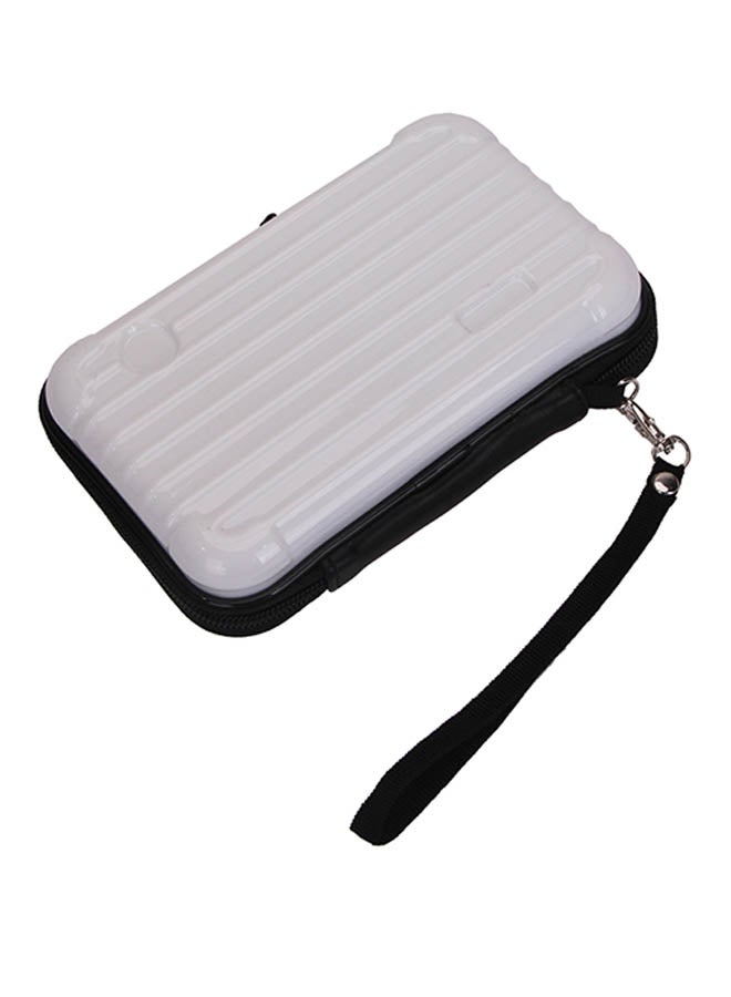 YUEJIN Plastic Zip Closure Makeup Bag White - Image 3