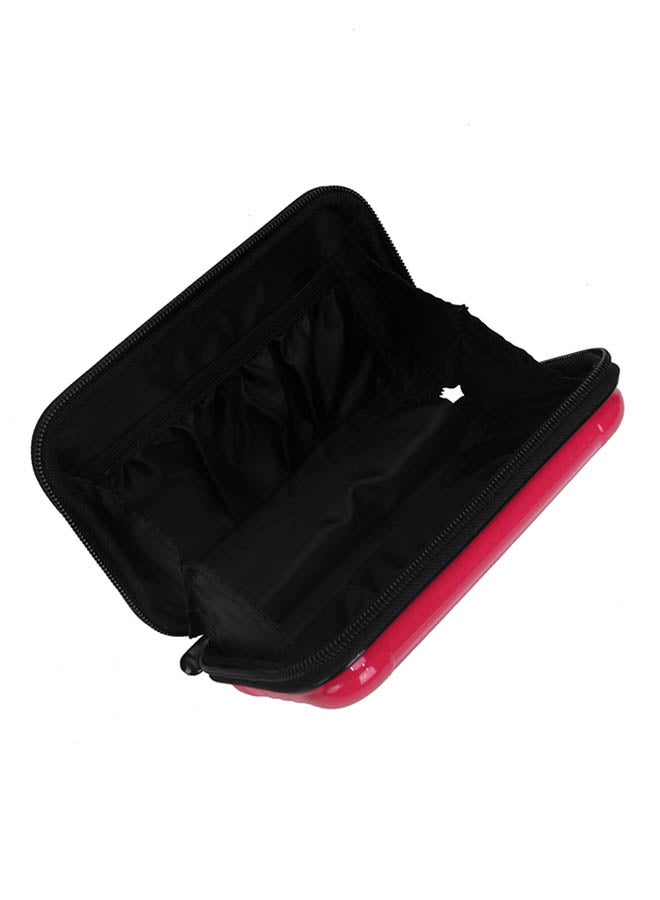 YUEJIN Plastic Zip Closure Makeup Bag Pink - Image 5