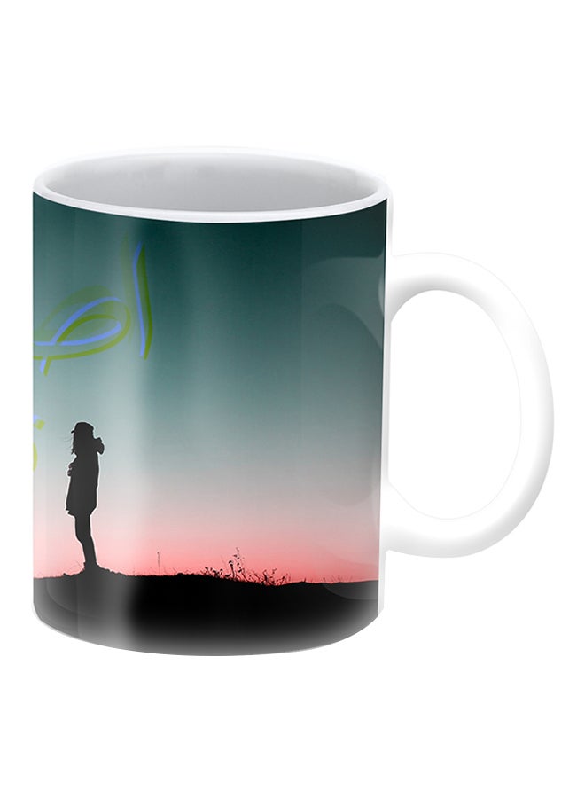 ستايلايزد كوب بتصميم بيشنس مطبوع أخضر/أسود - Image 1