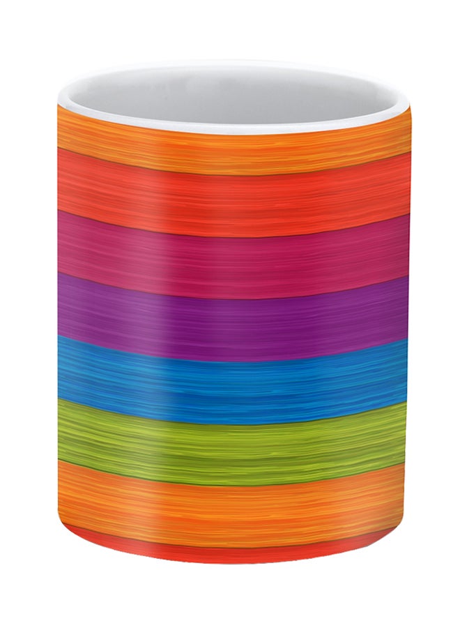 ستايلايزد كوب بتصميم ملوّن مطبوع متعدد الألوان - Image 2