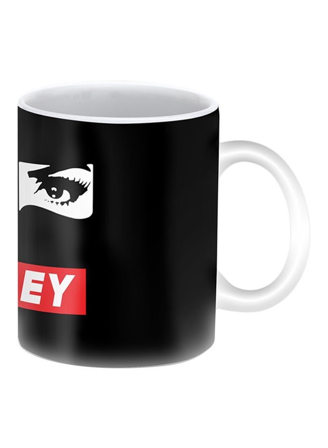 Stylizedd Obey Premium Design Printed Mug Black - Image 1