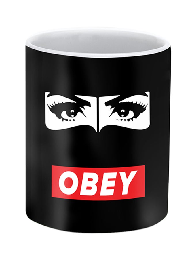 Stylizedd Obey Premium Design Printed Mug Black - Image 2