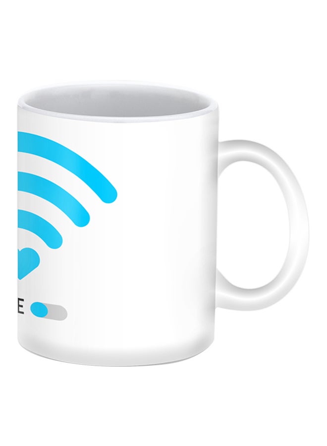 Stylizedd He’s Single Premium Design Printed Mug White - Image 1