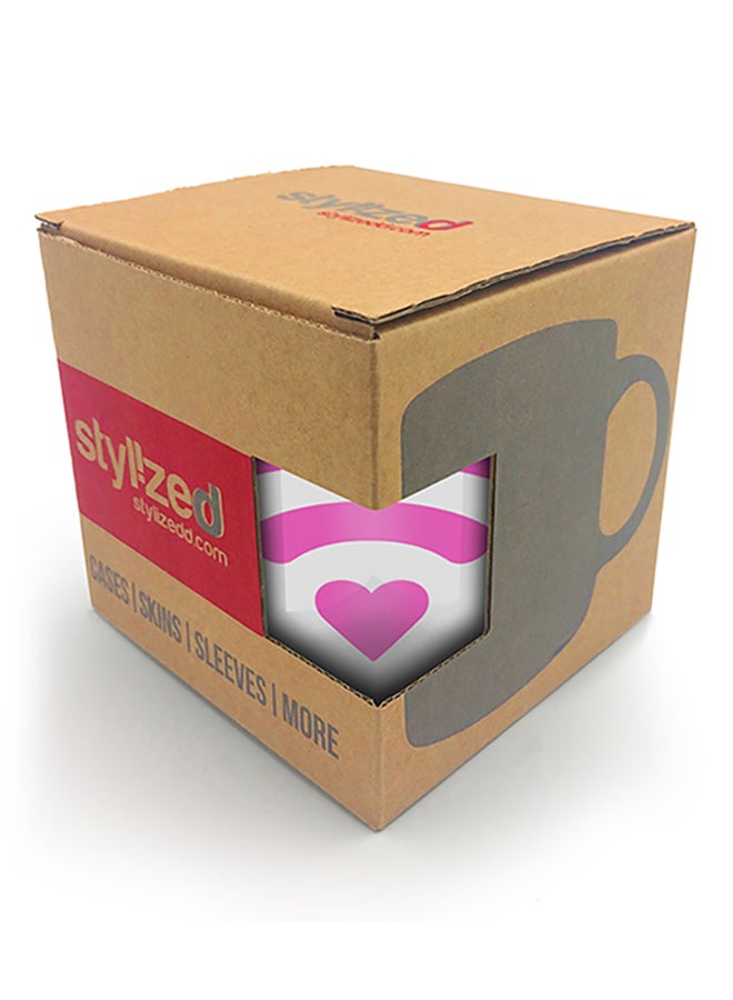 Stylizedd She’s Single Premium Design Printed Mug White - Image 3