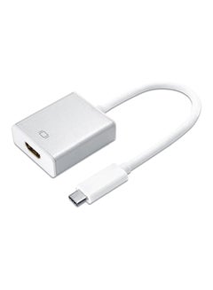 2B 15-Pin HDMI To VGA Cable Adapter Converter White 