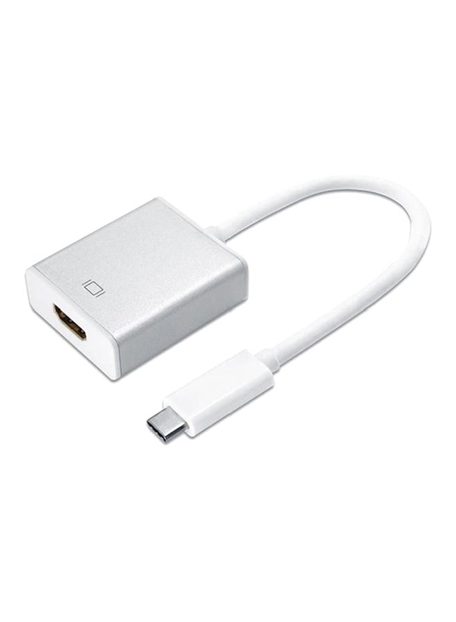 2B 15-Pin HDMI To VGA Cable Adapter Converter White