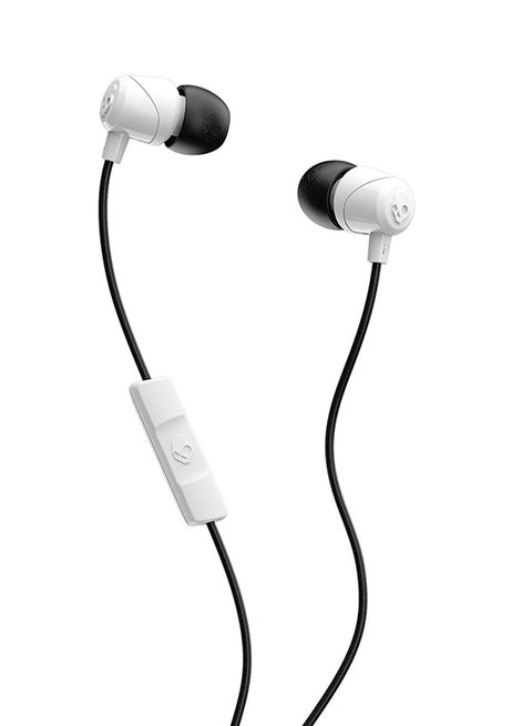 Jib In-Ear Noise-Isolating Earbuds With Microphone And Remote For Hands-Free Calls Black/White