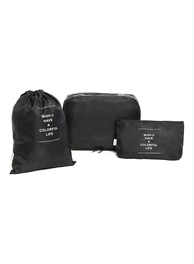 Generic 6-Piece Travelling Storage Bag Set Black  - Image 3