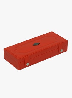LAVERI LEATHER Ring And Cufflinks Jewellery Box  - Image 4