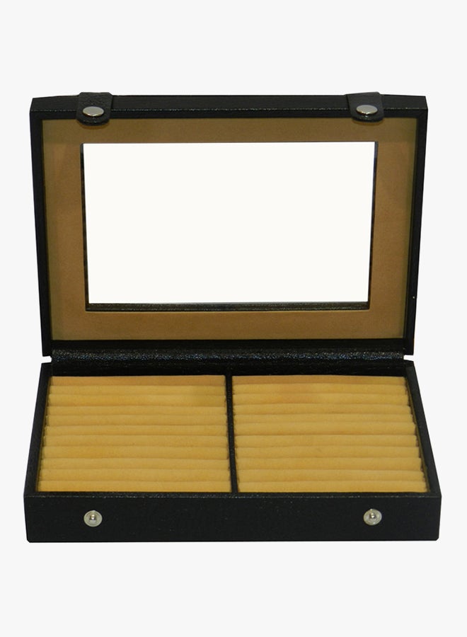 LAVERI LEATHER - Ring And Cufflinks Jewellery Box - Image 1