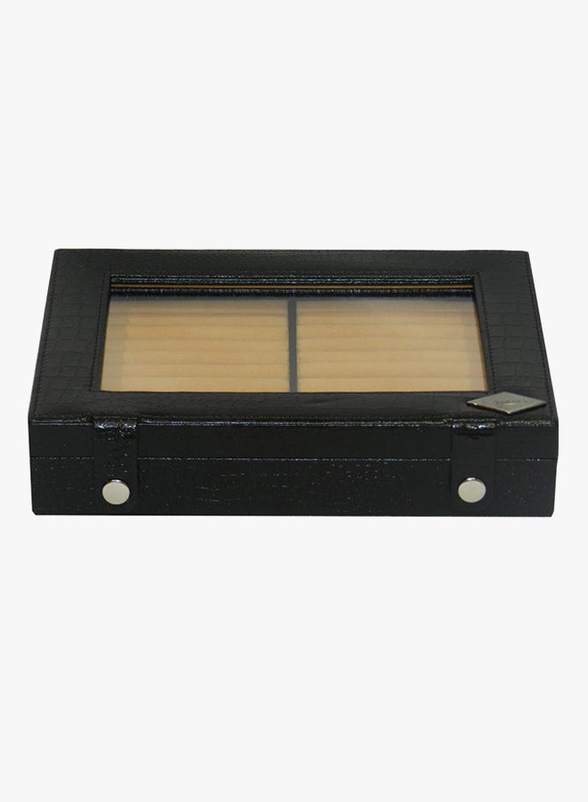 LAVERI LEATHER - Ring And Cufflinks Jewellery Box - Image 1
