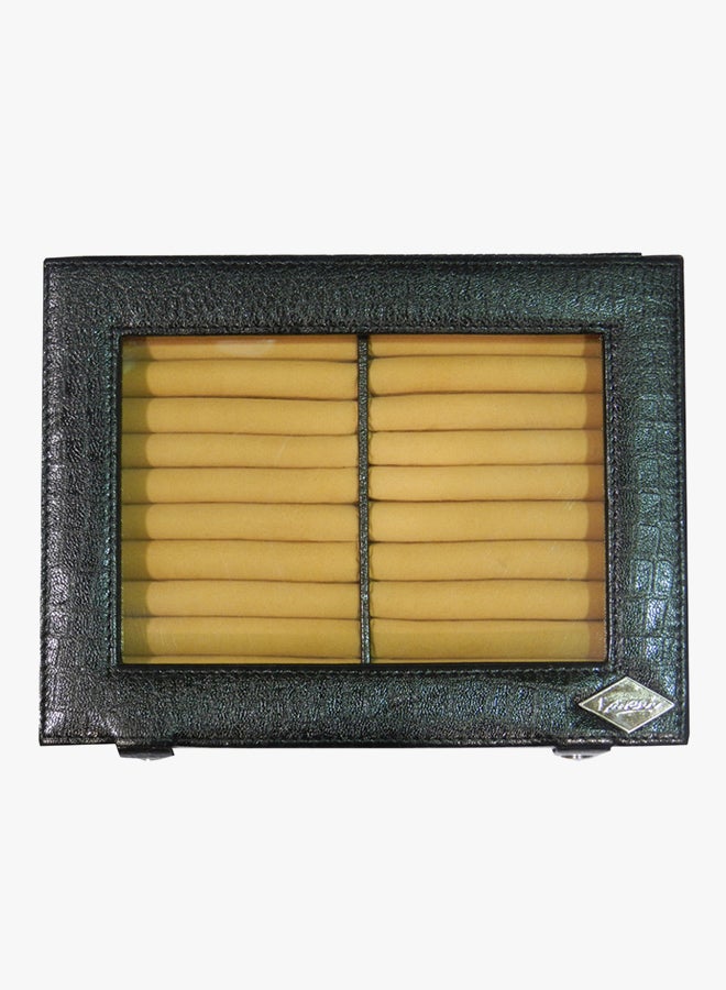 LAVERI LEATHER - Ring And Cufflinks Jewellery Box - Image 1