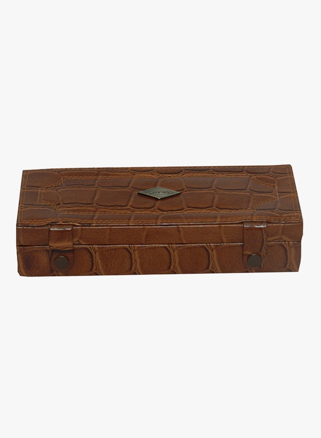 LAVERI LEATHER - Ring And Cufflinks Jewellery Box - Image 1