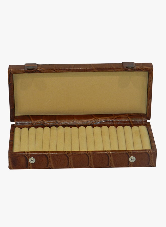 LAVERI LEATHER - Ring And Cufflinks Jewellery Box - Image 1