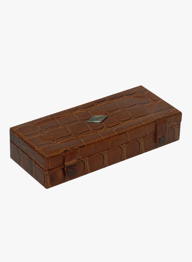 LAVERI LEATHER - Ring And Cufflinks Jewellery Box - Image 1