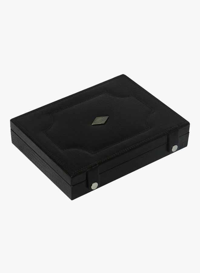 LAVERI LEATHER - Cufflinks And Jewellery Storage Box - Image 1