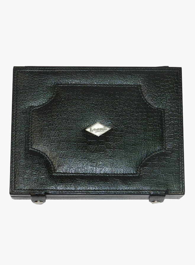 LAVERI LEATHER - Cufflinks And Jewellery Storage Box - Image 1