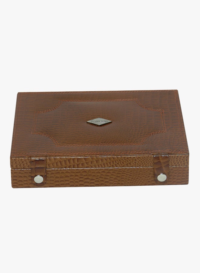LAVERI LEATHER Cufflinks And Jewellery Storage Box - Image 2