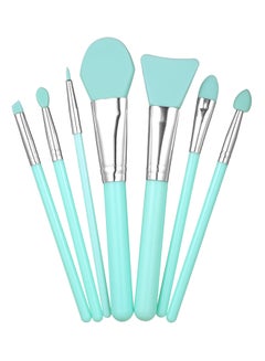 ANSELF 7 Piece Silicone Makeup Brush Set Green  - Image 2