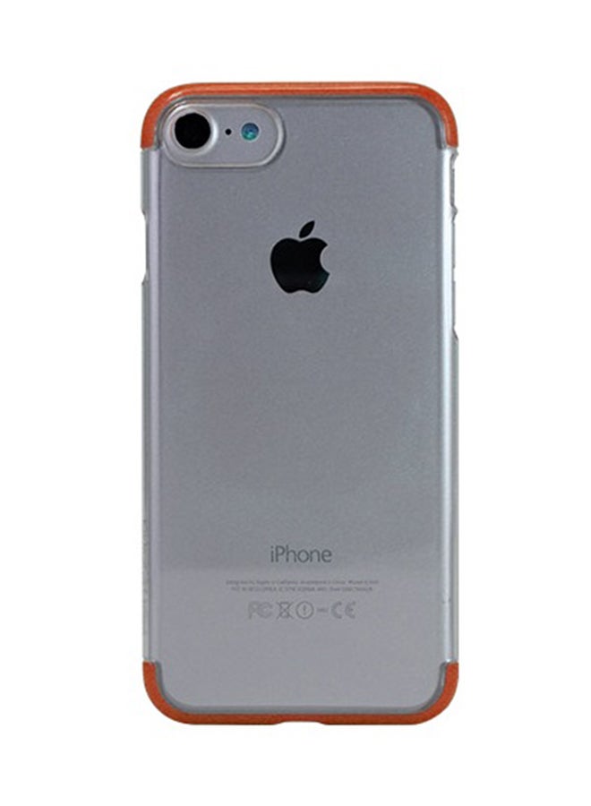 x-doria - Thermoplastic Polyurethane Fence Case Cover For Apple iPhone Clear/Orange - Image 1