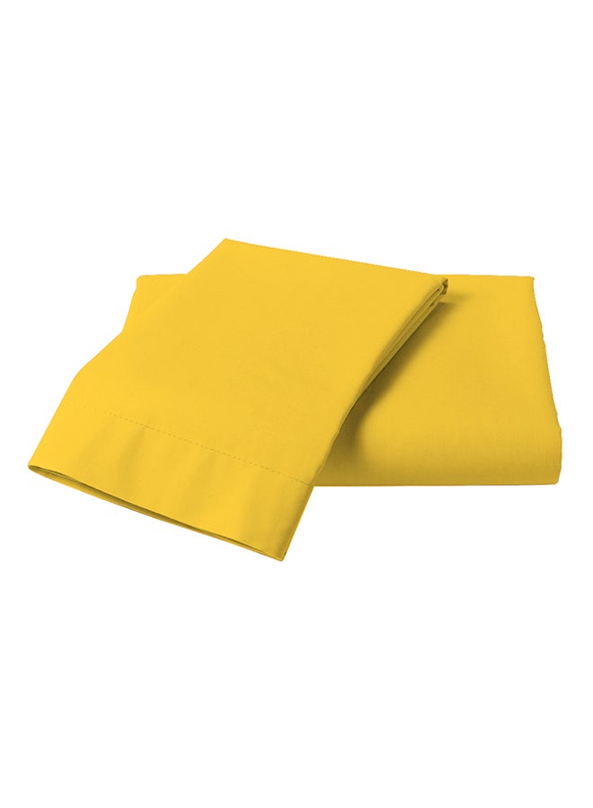 Scala 3-Piece Egyptian Cotton Duvet Cover Set Cotton Yellow King  - Image 1