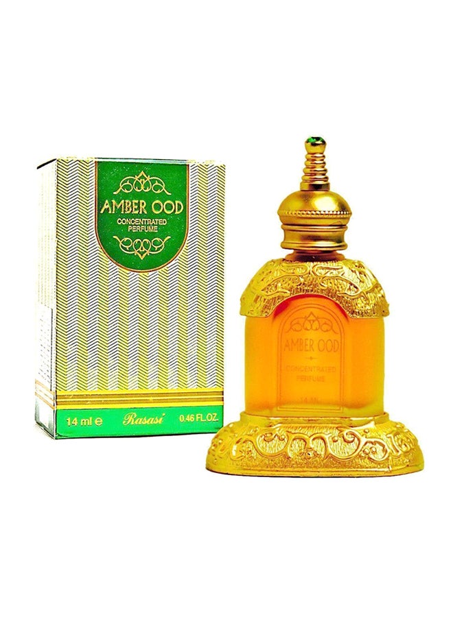 رصاصي - عطر العنبر والعود المركز 14ملليلتر - Image 1
