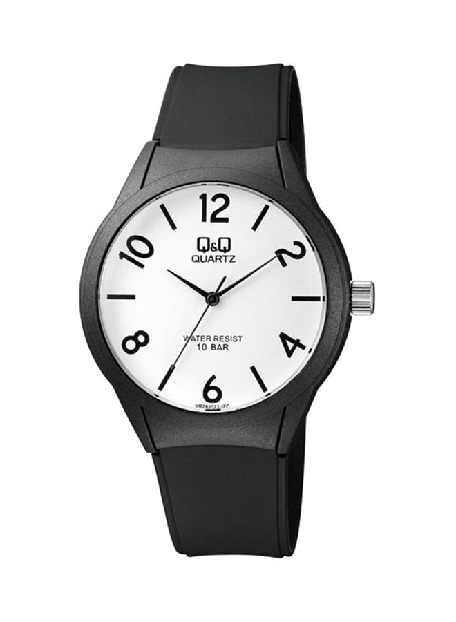 men Water Resistant Rubber Analog Watch VR28 023