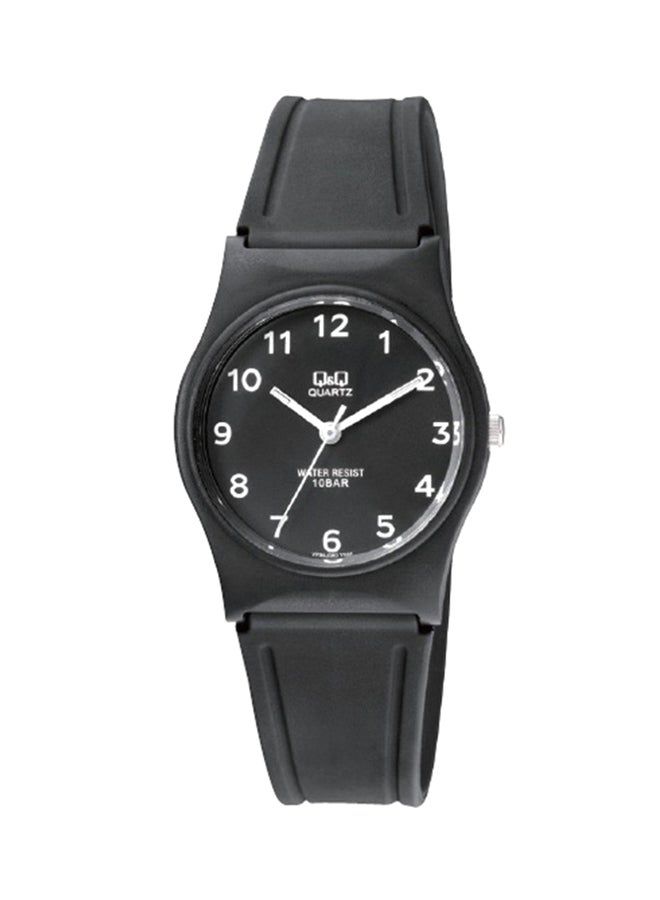 ساعة يد بعقارب وسوار مطاطي مقاومة للماء طراز VP34 060 women