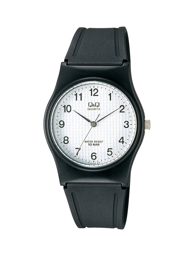 Q&Q men Water Resistant Rubber Analog Watch VP34 023