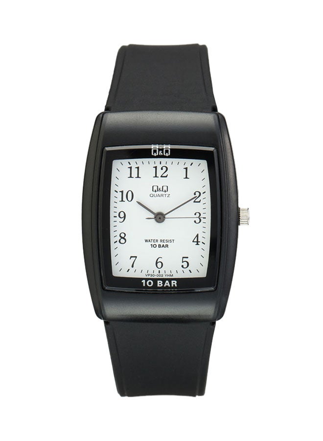 Q&Q Men's Water Resistant Resin Analog Watch VP30 002 - Image 1
