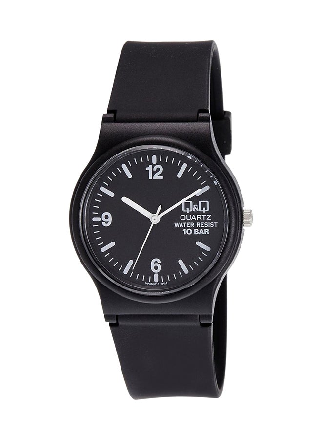 Q&Q Women's Water Resistant Rubber Analog Watch VP46 011 - Image 1