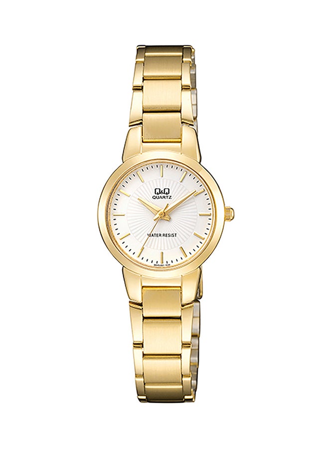 Q&Q women Water Resistant Metal Analog Watch QA43 001