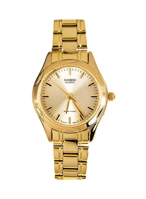 Women's Metal Analog Wrist Watch LTP-1275G-9A - 25 mm - Gold