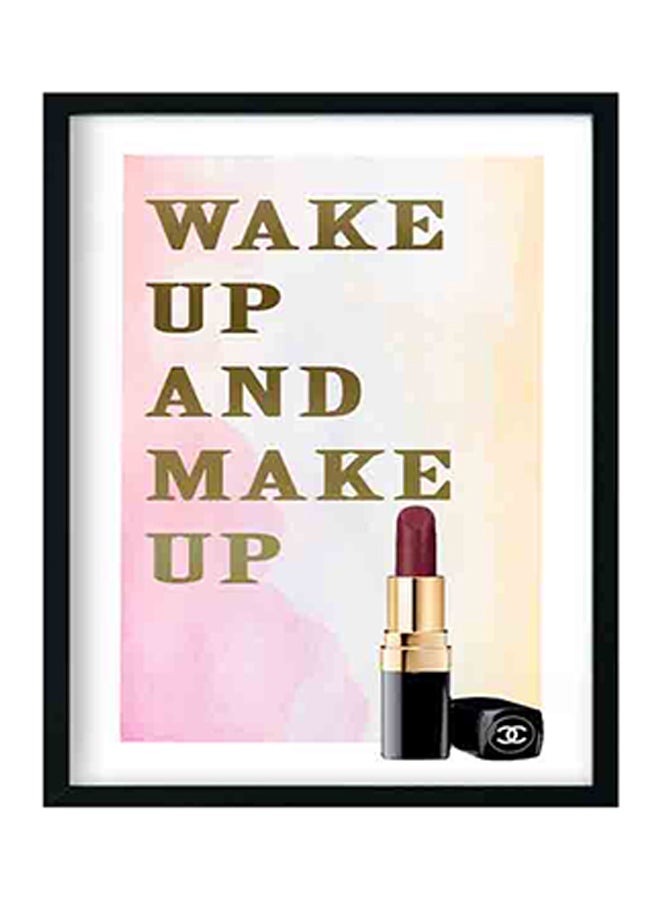 LOWHA Wooden Framed Wall Art Painting Multicolour 33 x 22 x 2cm - Image 1