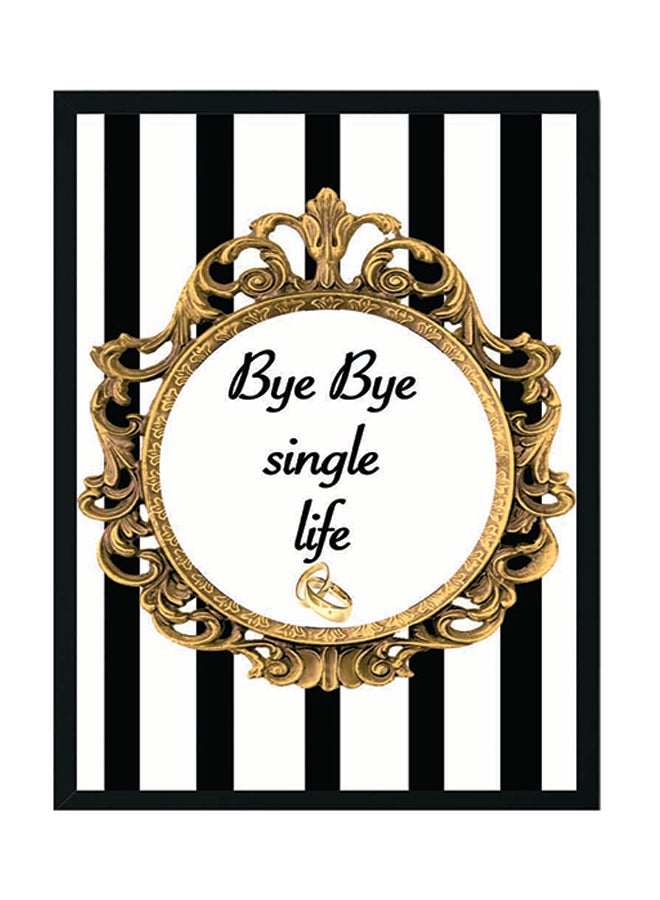 لوحة ديكورات للحائط بإطار خشبي متعدد الألوان - Image 1