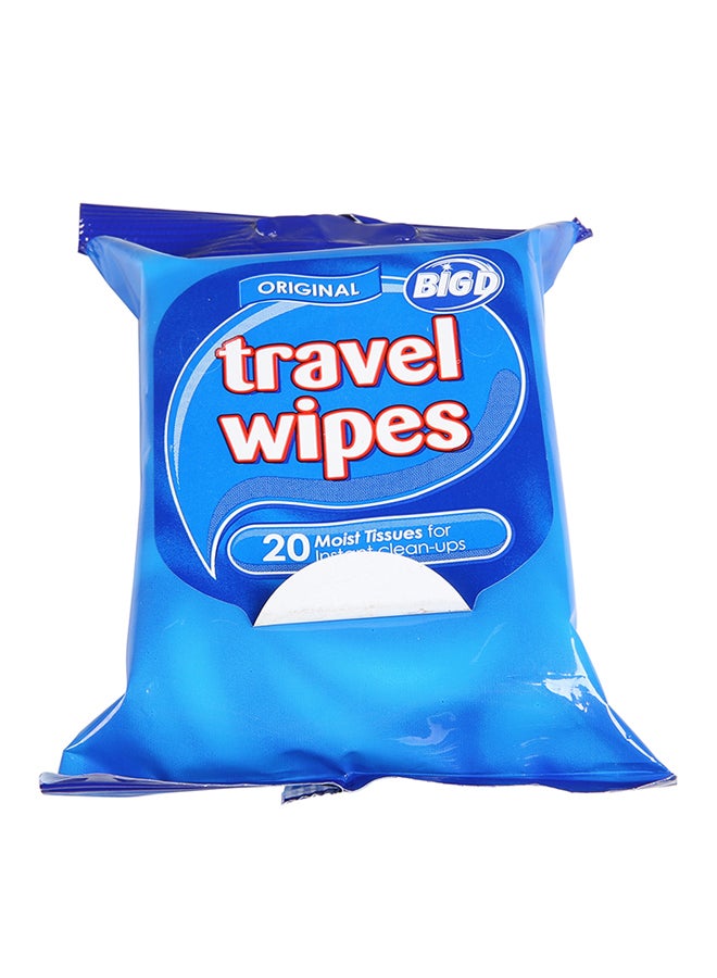 BIG 20-Piece Travel Wipes