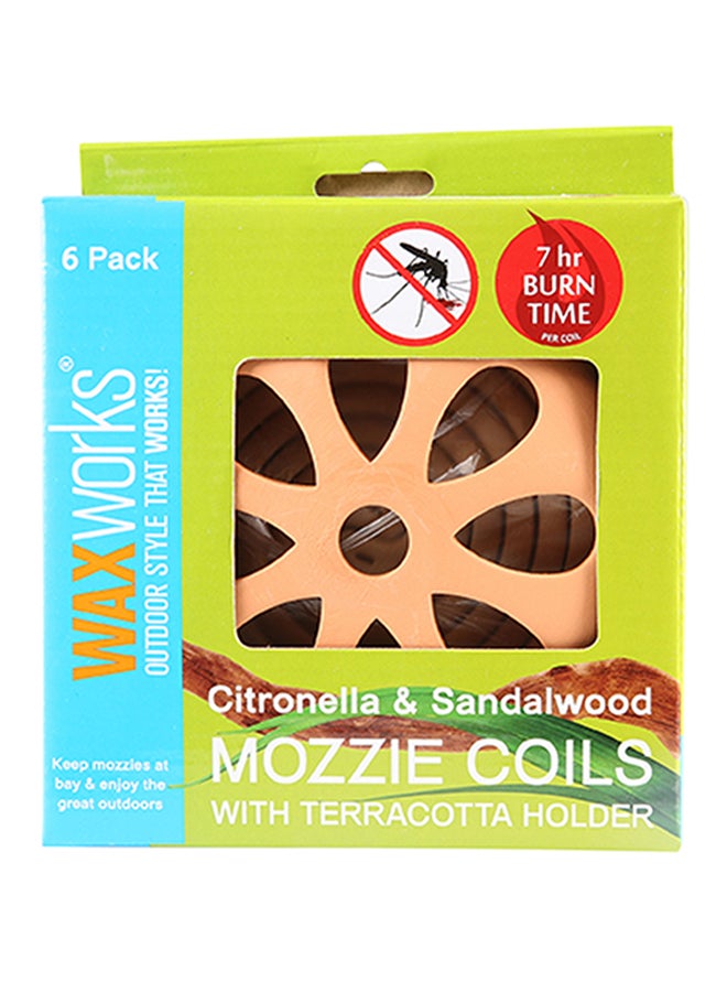 Waxworks 6-Piece Incense Coil With Holder  - Image 2