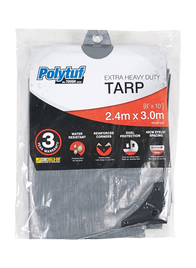 Polytuf Heavy Duty Tarpaulin 2.4 x 3meter  - Image 2
