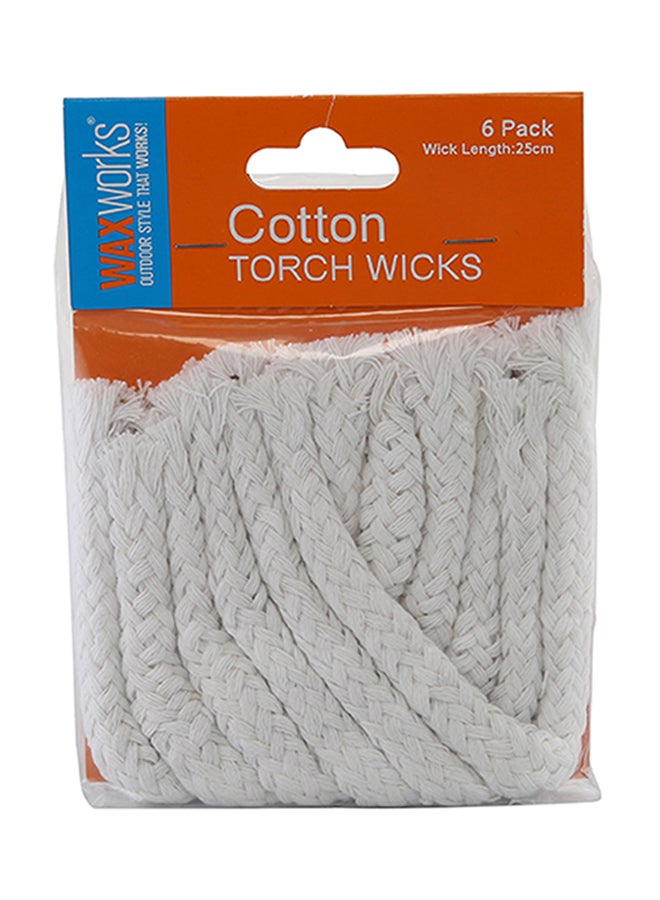 Waxworks 6-Piece Cotton Wicks 25cm  - Image 2