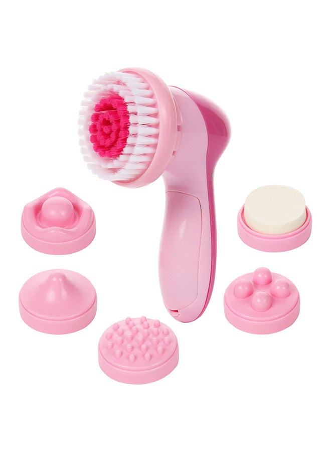أز سين أون تي في جهاز مساج الوجه 6 في 1 وردي - Image 1