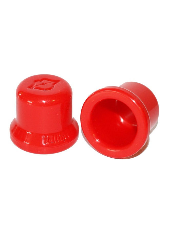 2 Piece Lip Plumper Set Red