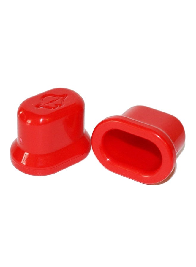 2 Piece Lip Plumper Set Red