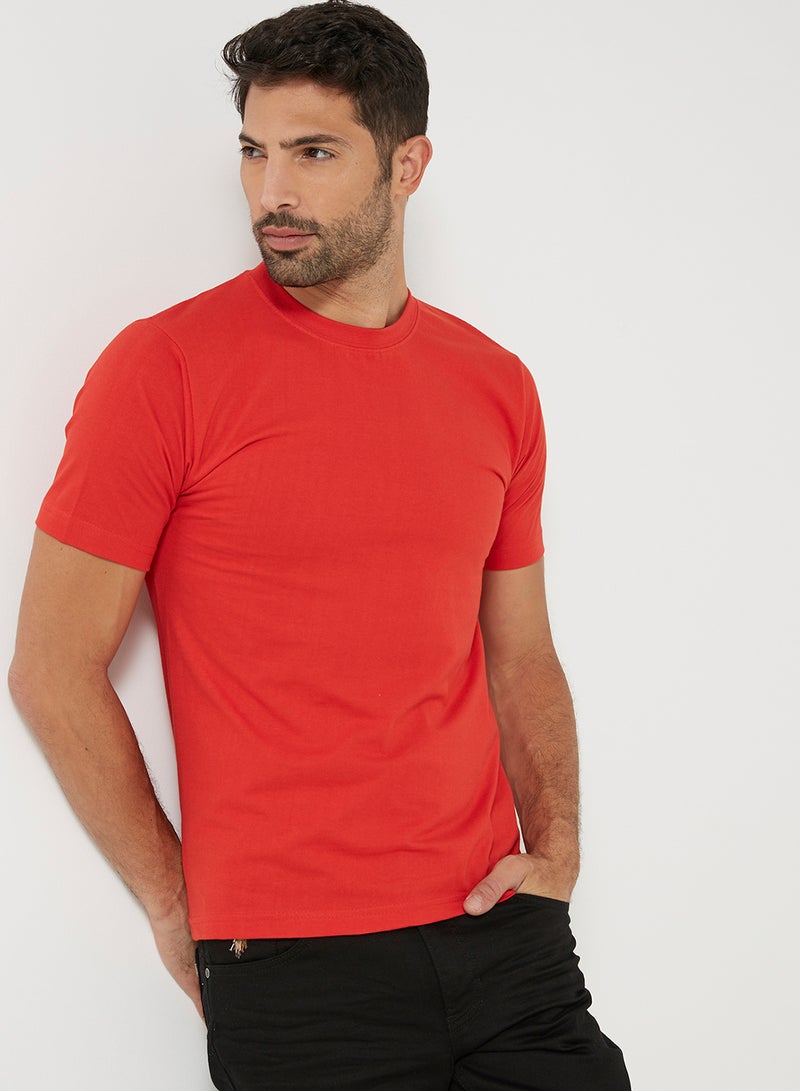 Soko Mesh Short Sleeves T-shirt Red  - Image 1
