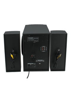SONASHI 2.1 Multimedia Speaker Home Theatre System With Hi-Fi Surround Sound Fm Radio, Bluetooth, Usb, Sd Card Reader, Led Display Functions Powerful Sub-Woofer With Full Remote Control Led Flash Light SHS-2107USRB Black  - Image 5