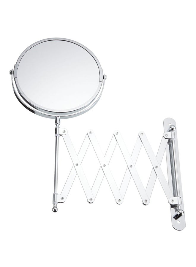 Two-Faced Bathroom Mirror Silver 45CM